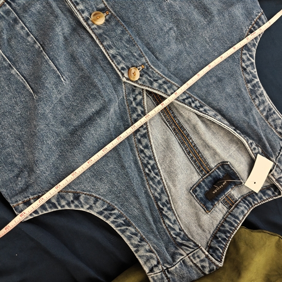 Ann Taylor Light Blue Denim Midi Dress - Picture 7 of 9